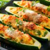 Cheesy Stuffed Zucchini Boats