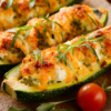 Cheesy Stuffed Zucchini Boats