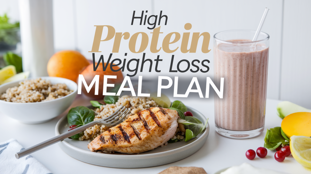 High Protein Weight Loss Meal Plan