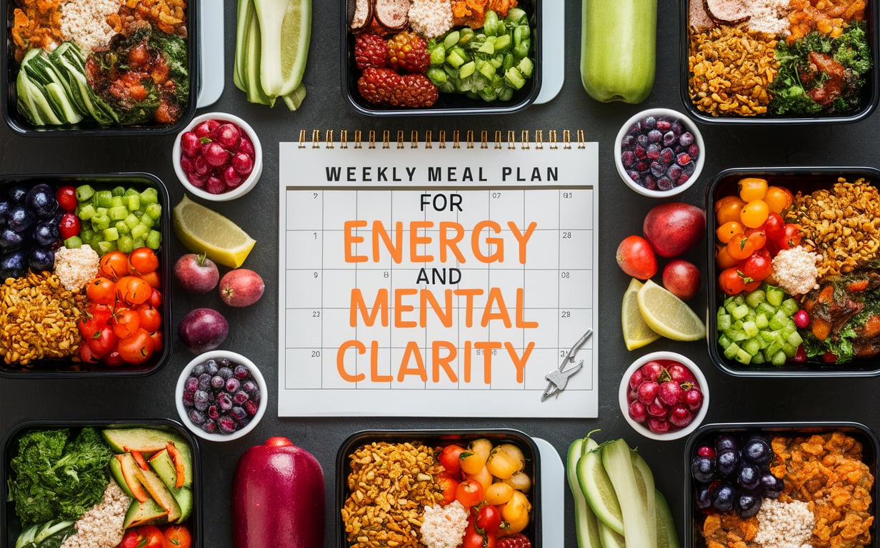 Weekly Meal Plan for Energy and Mental Clarity