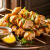 Zesty Lemon Herb Chicken Skewers