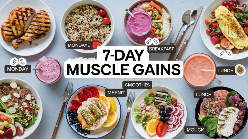 7-Day Meal Plan for Muscle Gain