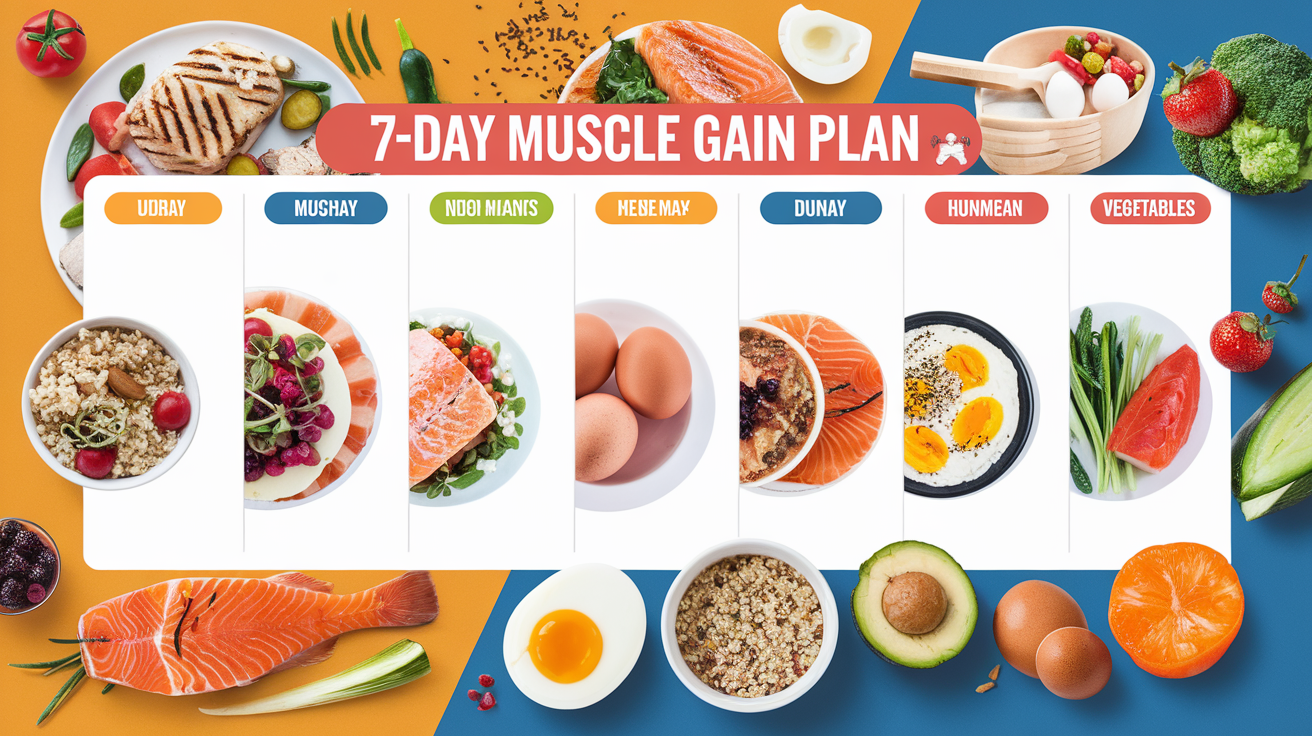 7-day muscle gain meal plan