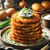 Crispy potato pancakes