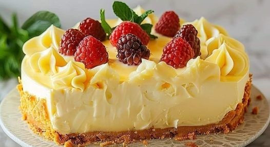 Easy White Chocolate Raspberry Cheesecake