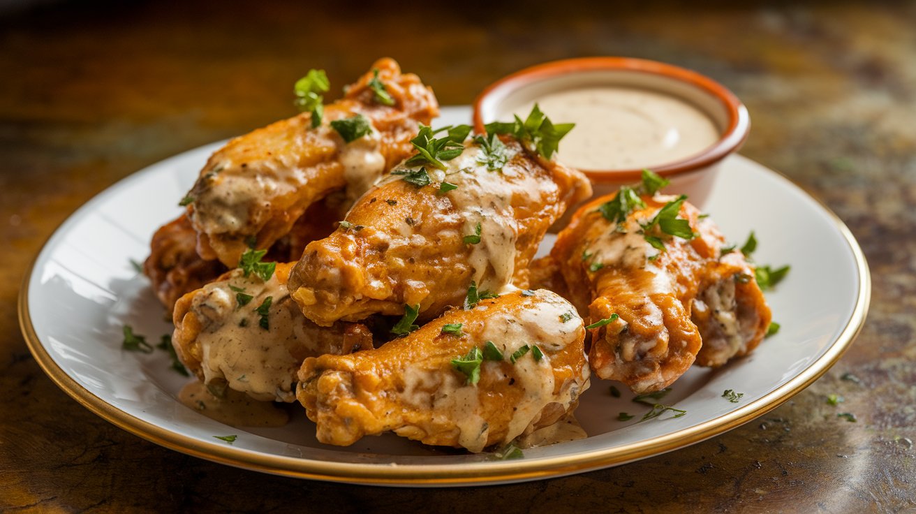 Garlic Parmesan Chicken Wings Recipe