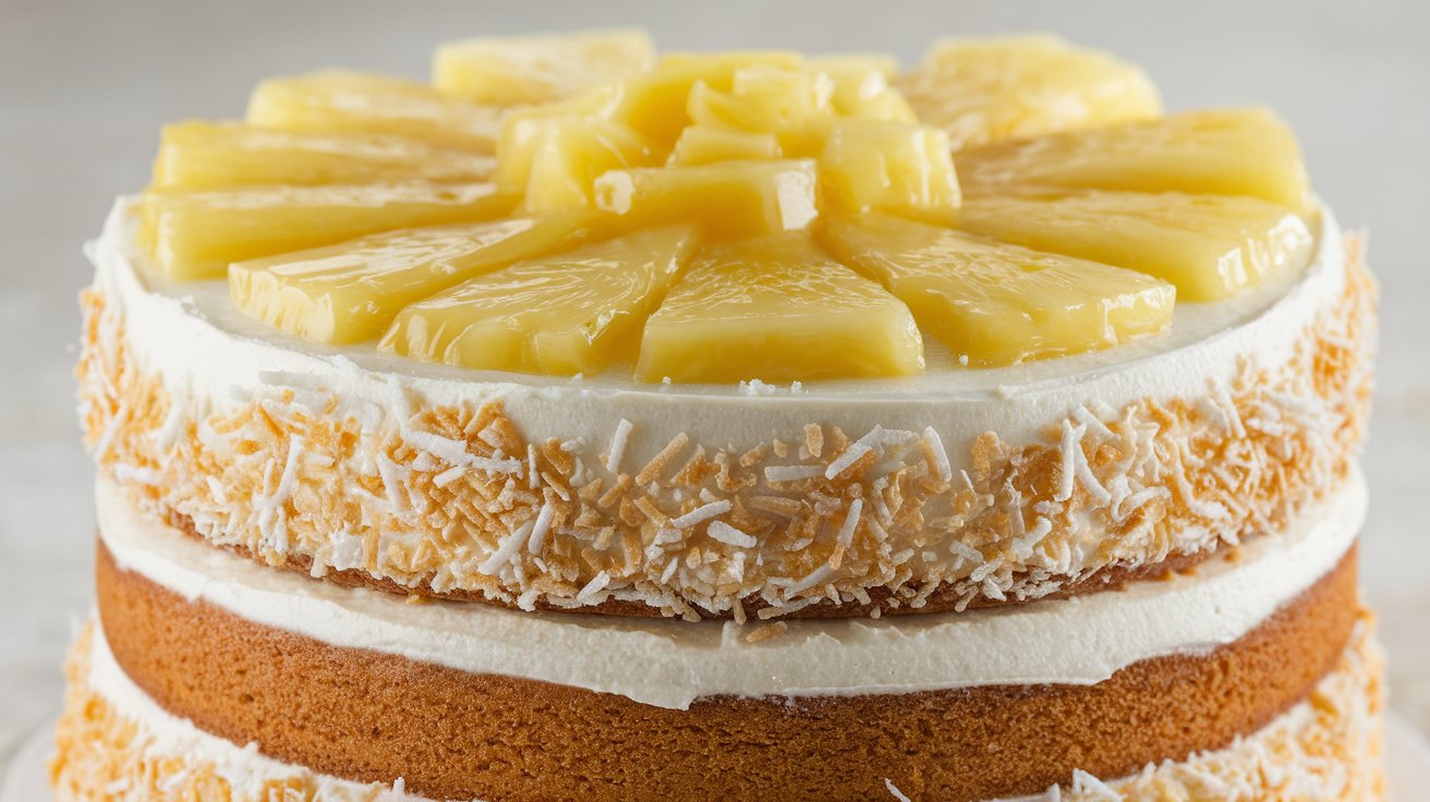 Pineapple Coconut Cake