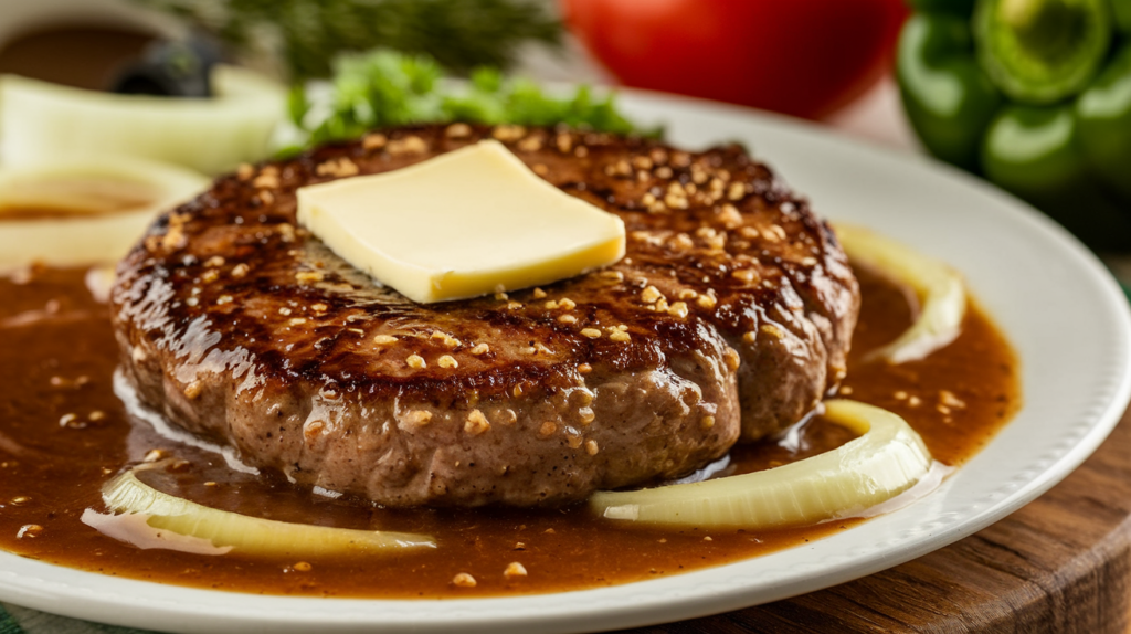 Hamburger Steaks with Onion Gravy