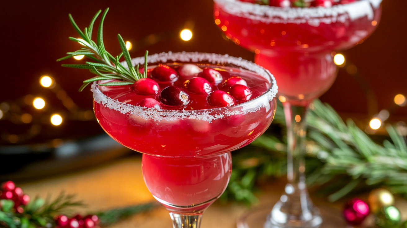 Rosemary Cranberry Margarita