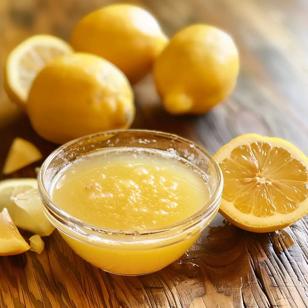 Fresh lemon juice for Brazilian Mounjaro Recipe