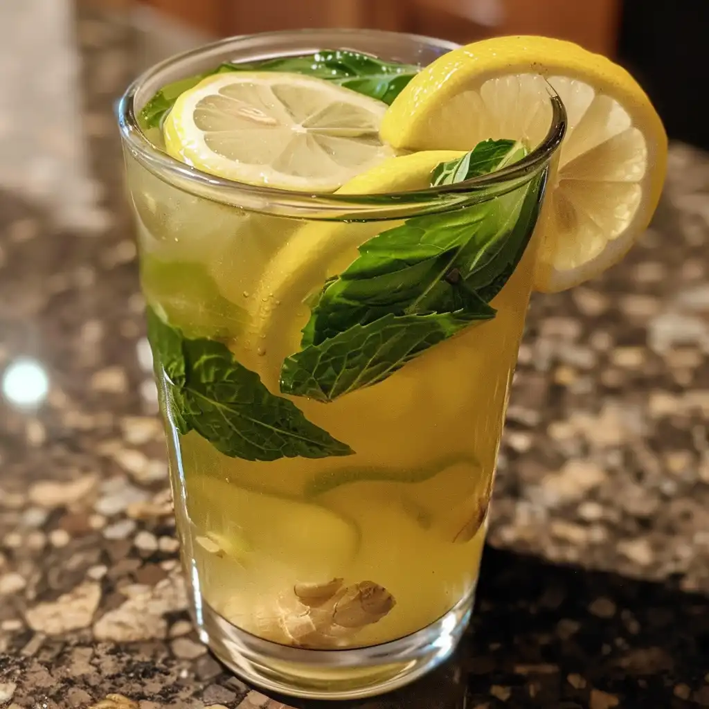 DIY green tea fat burner drink at home