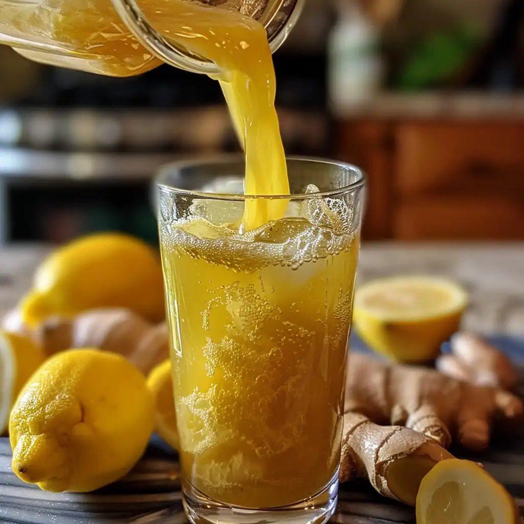 Pouring Zepbound recipe for weight loss over ice