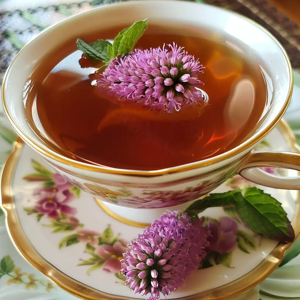 what is red clover tea good for &ndash; herbal detox in a glass cup