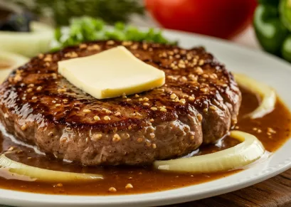 Hamburger Steaks with Onion Gravy