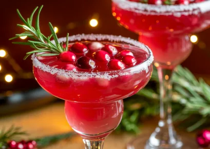 Rosemary Cranberry Margarita