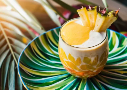 Tropical Pineapple Coconut Smoothie