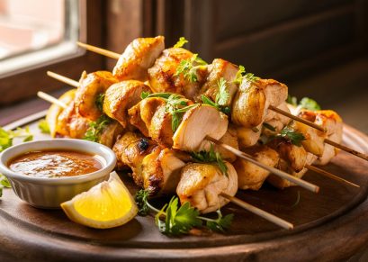 Zesty Lemon Herb Chicken Skewers